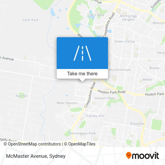 McMaster Avenue map