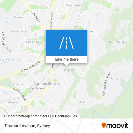 Drumard Avenue map