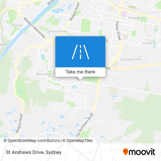 St Andrews Drive map