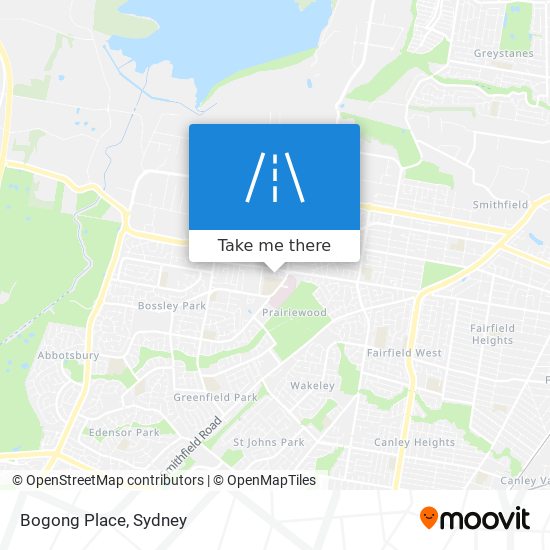 Bogong Place map