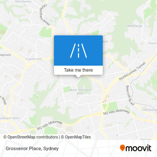 Grosvenor Place map