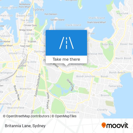 Britannia Lane map