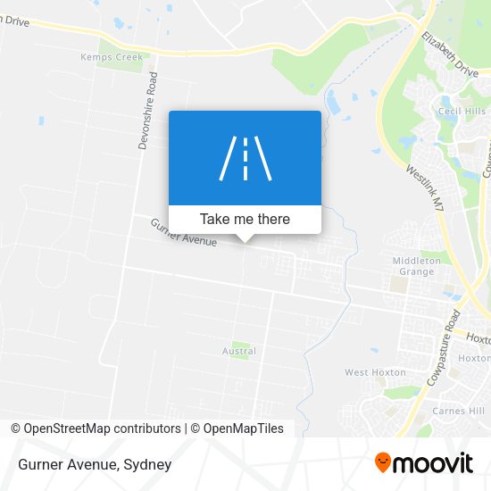 Gurner Avenue map