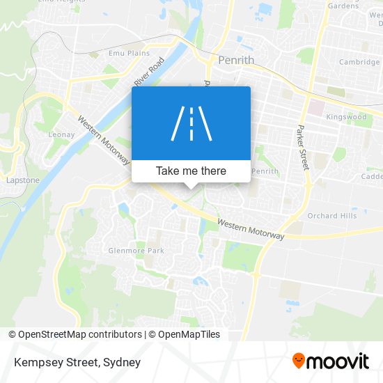 Mapa Kempsey Street