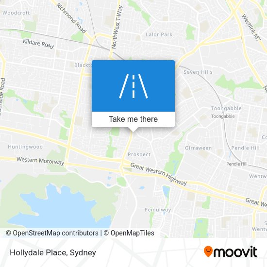Hollydale Place map