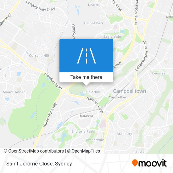 Saint Jerome Close map