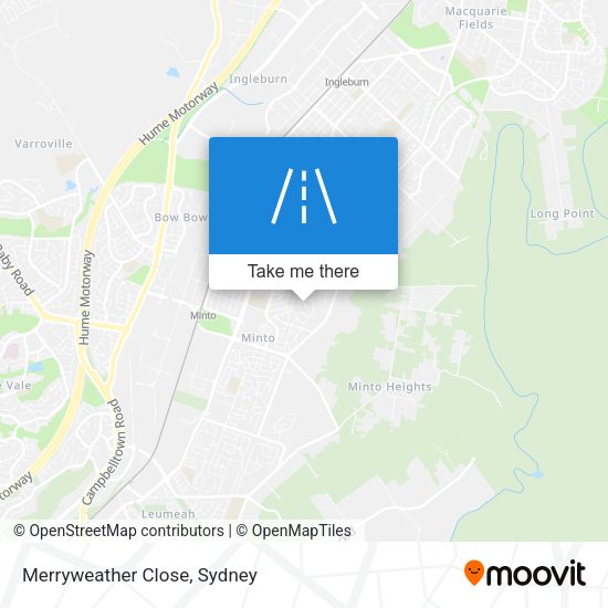 Merryweather Close map