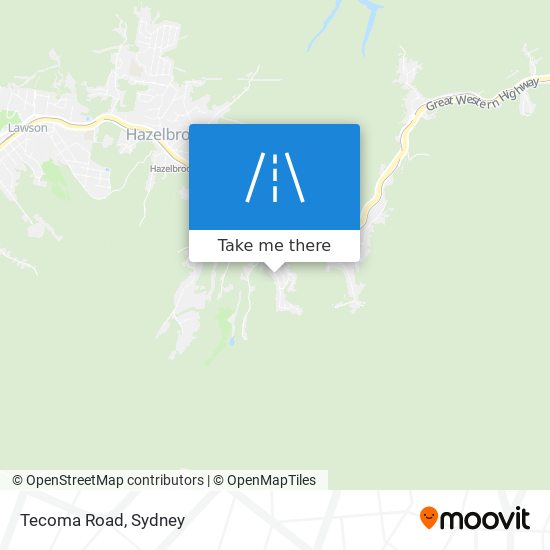 Tecoma Road map