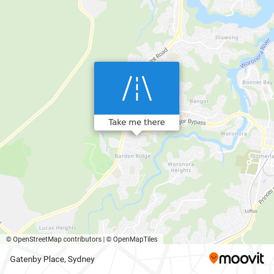 Gatenby Place map