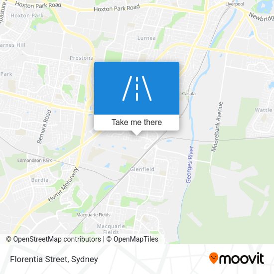 Florentia Street map
