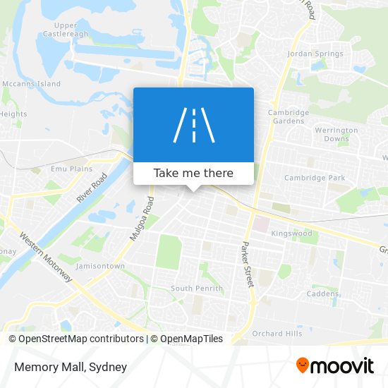 Memory Mall map