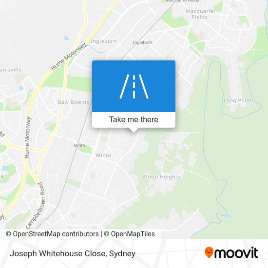 Joseph Whitehouse Close map