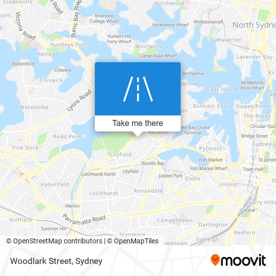 Woodlark Street map