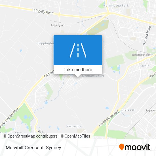Mulvihill Crescent map