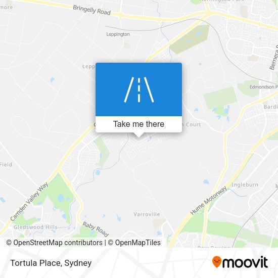 Tortula Place map