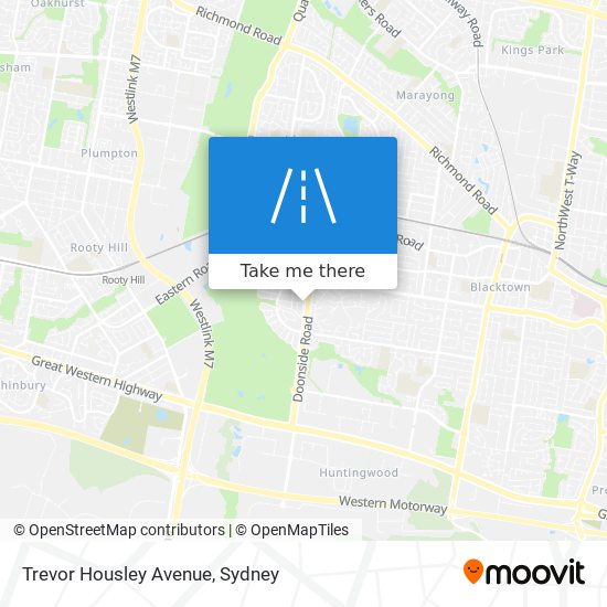 Trevor Housley Avenue map