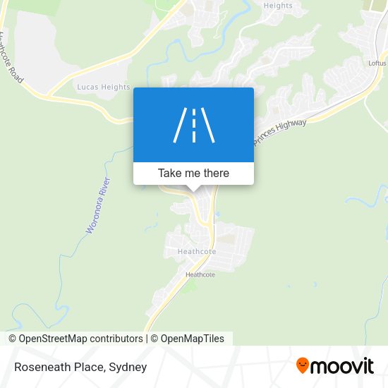 Roseneath Place map