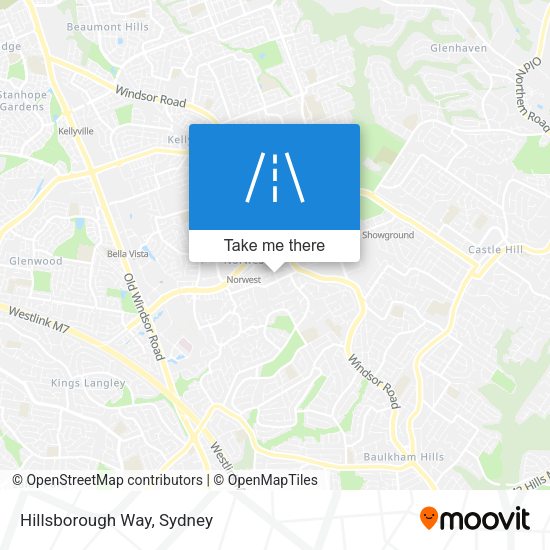 Hillsborough Way map