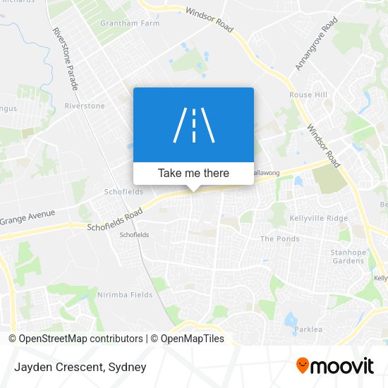 Jayden Crescent map