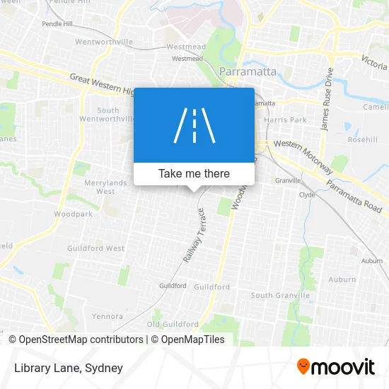 Mapa Library Lane