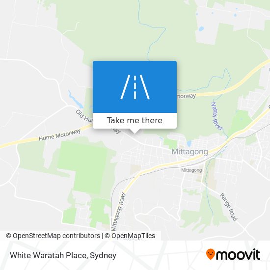 Mapa White Waratah Place