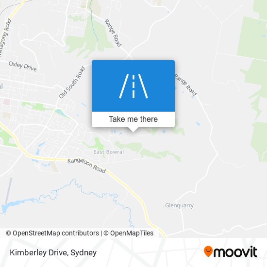 Kimberley Drive map