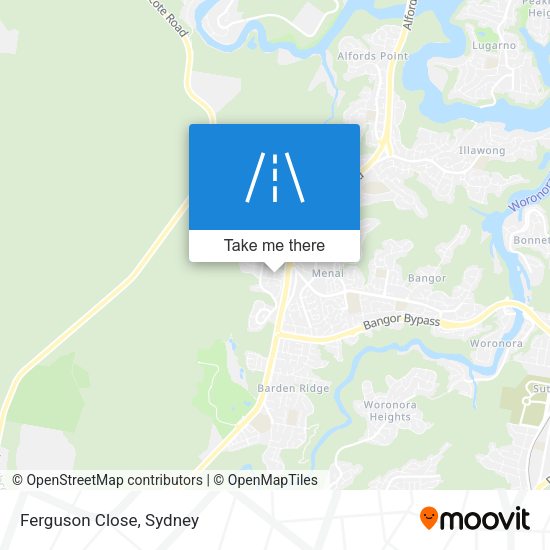 Ferguson Close map