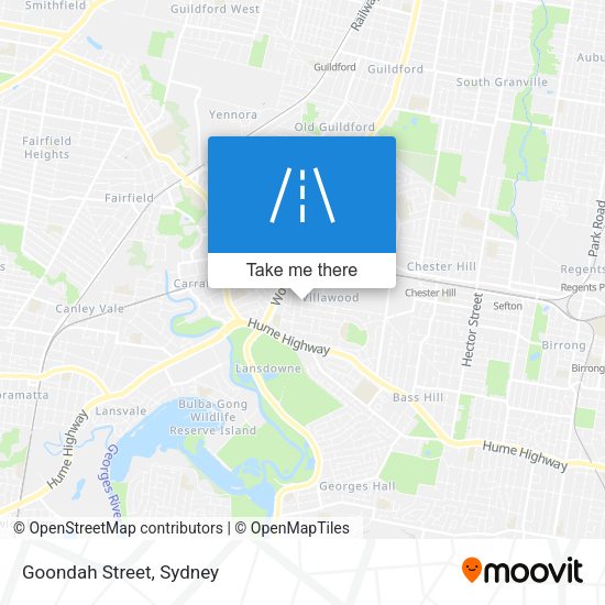 Goondah Street map