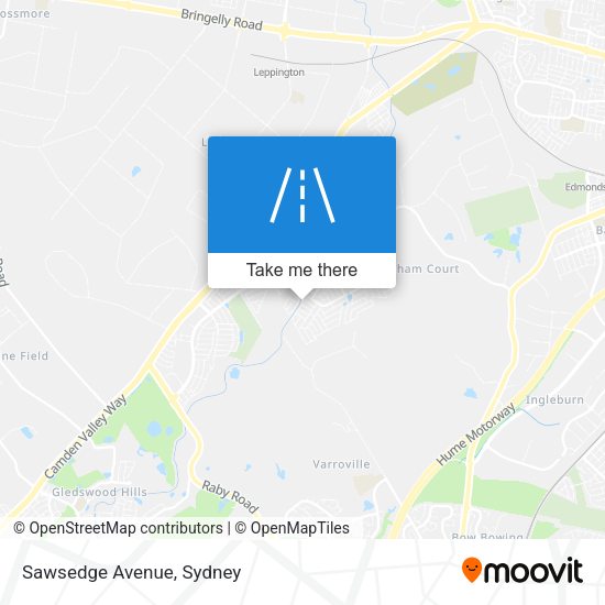 Sawsedge Avenue map