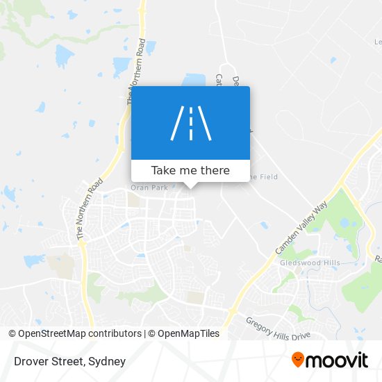 Drover Street map
