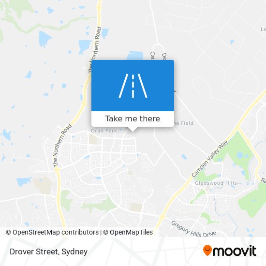 Mapa Drover Street