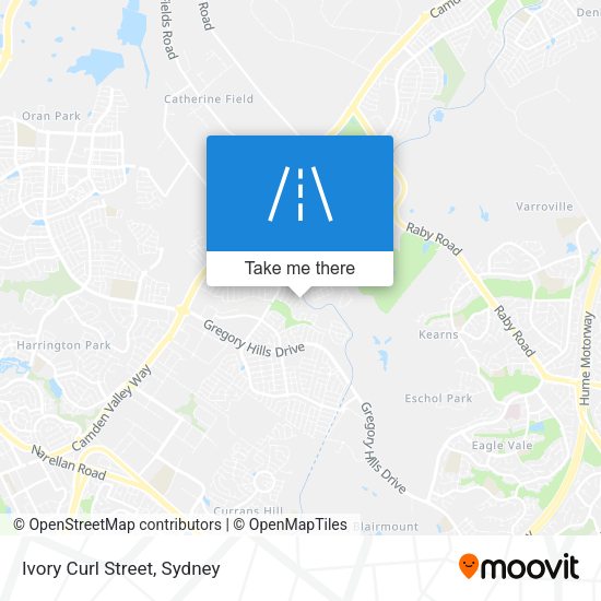 Ivory Curl Street map