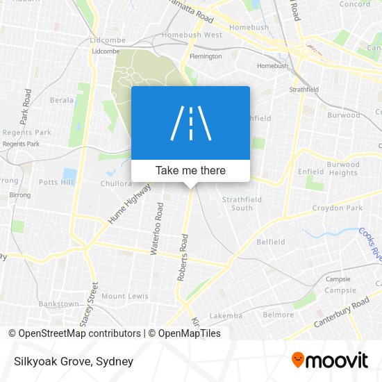Silkyoak Grove map