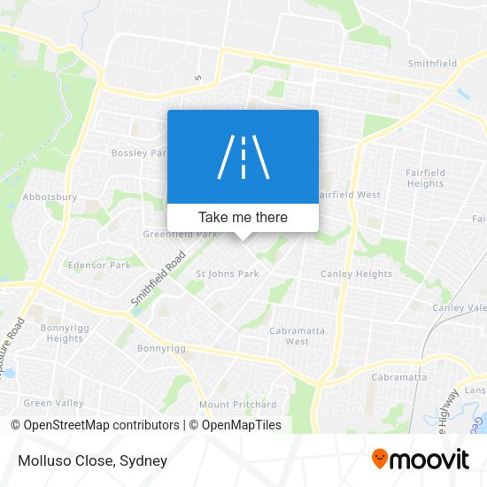Molluso Close map