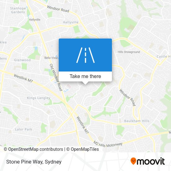Stone Pine Way map