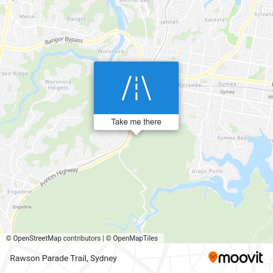 Rawson Parade Trail map