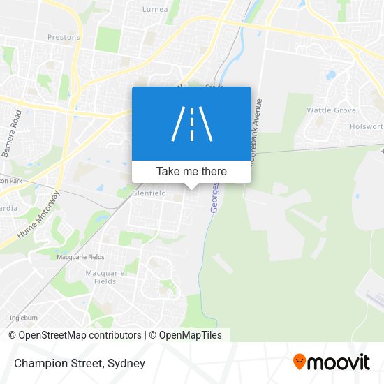Champion Street map