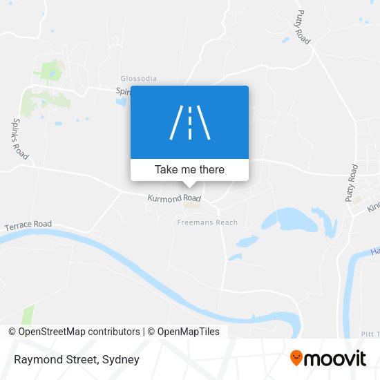 Raymond Street map