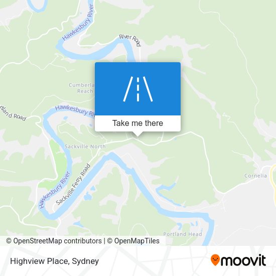 Highview Place map