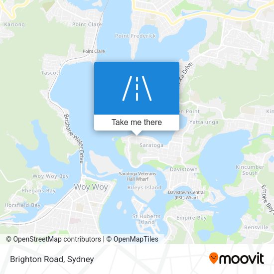 Brighton Road map