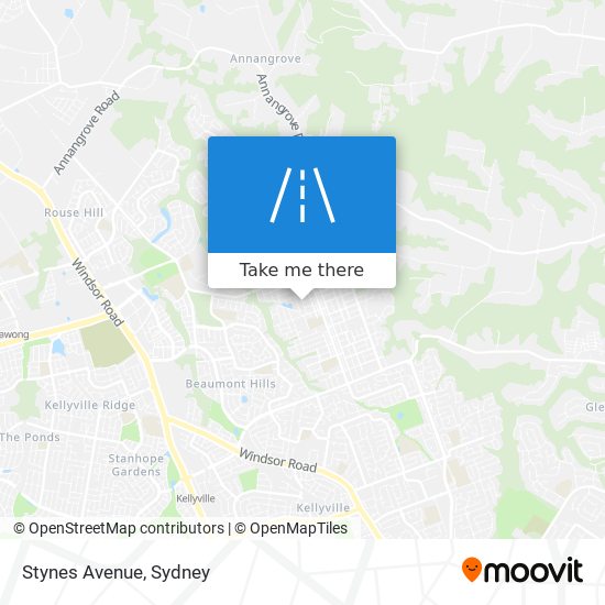 Stynes Avenue map