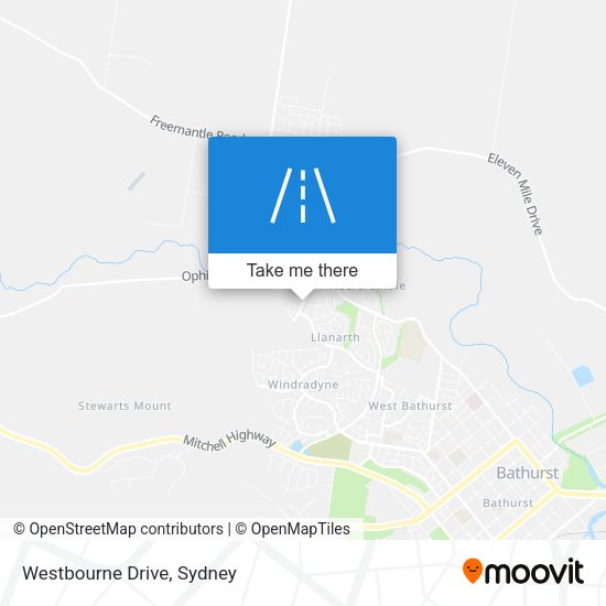 Westbourne Drive map