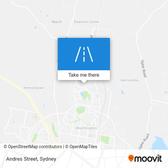 Andres Street map