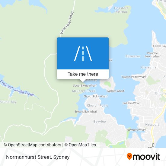 Normanhurst Street map
