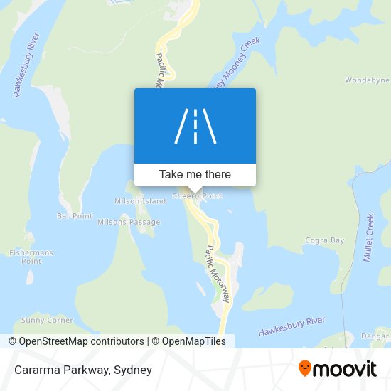 Cararma Parkway map