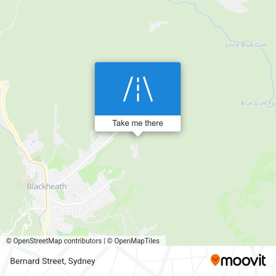 Bernard Street map