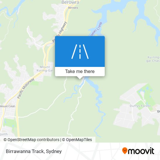 Birrawanna Track map