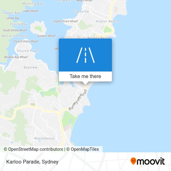 Karloo Parade map