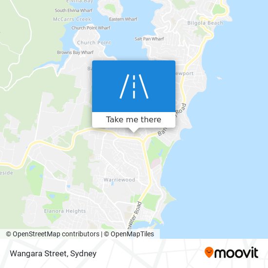 Wangara Street map