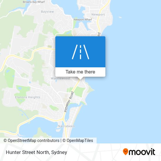 Hunter Street North map